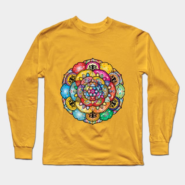 The best colorful mandala ever ! Long Sleeve T-Shirt by à la mode !